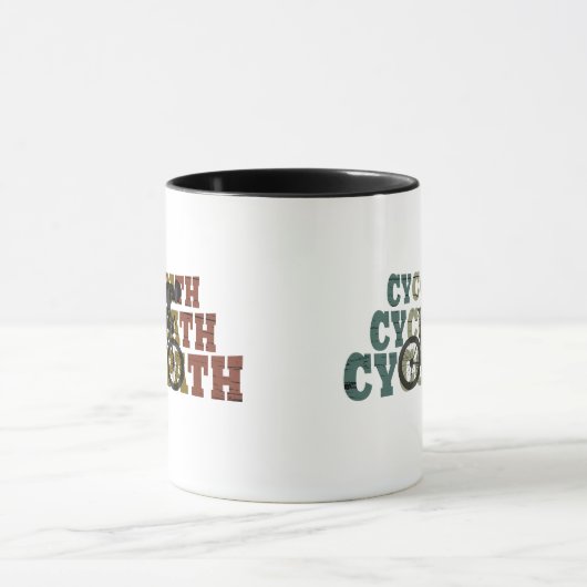 Mug Cycopath drôle vélo (Centre)