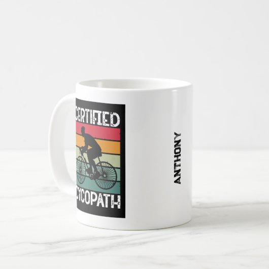 Mug Cycopath pour cyclistes (Devant gauche)