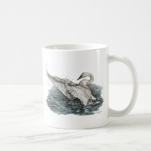 Mug Cygne blanc sur l'eau
