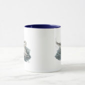 Mug Cygne blanc sur l'eau (Centre)