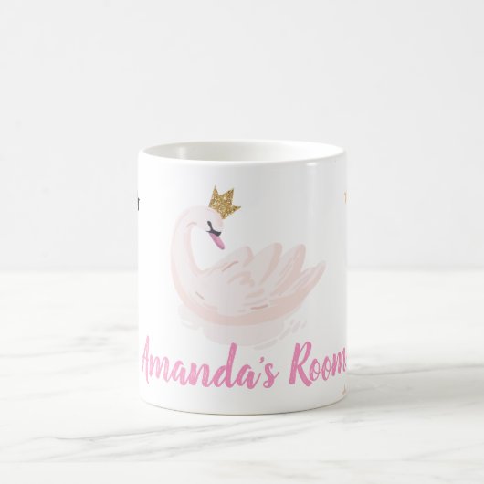 Mug Cygne chic, Étoiles, Princesse (Centre)