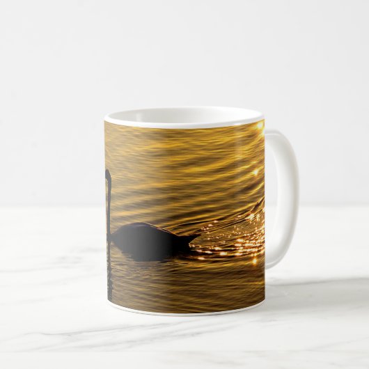 Mug Cygne d'or (Devant droit)