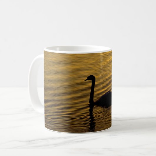 Mug Cygne d'or (Devant gauche)