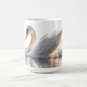 Mug Cygne doré sur l'eau (Centre)