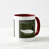 Mug Cygne noir et blanc (Devant droit)
