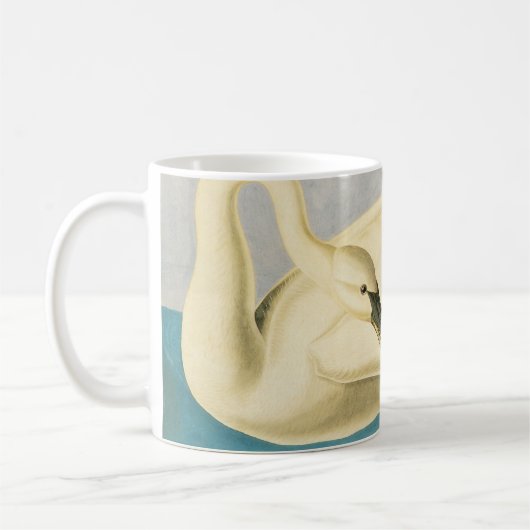 Mug Cygne trompette par John James Audubon, Oiseau Vin (Gauche)
