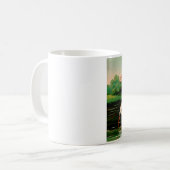 Mug Cygne vintage dans le lac (Devant gauche)