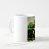 Mug Cygne vintage dans le lac (Devant gauche)