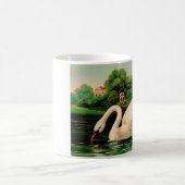 Mug Cygne vintage dans le lac (Centre)