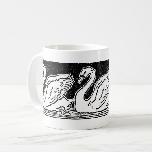 Mug Cygnes (Devant gauche)