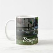 Mug Cygnes blancs à Bruges (Gauche)