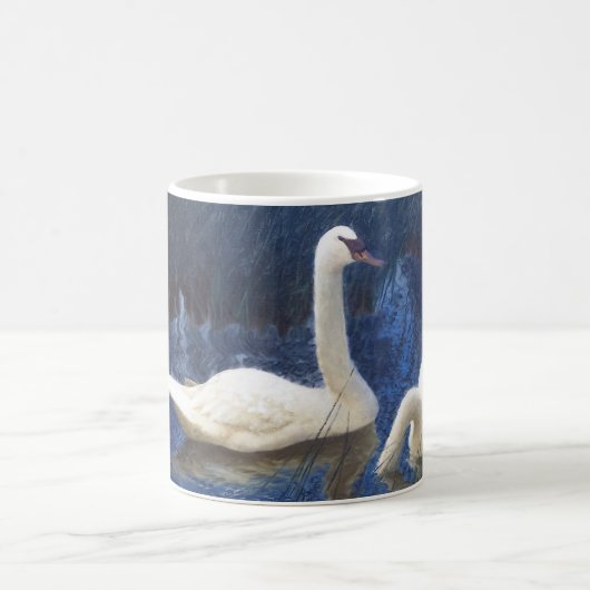 Mug Cygnes en roseaux, Bruno Liljefors (Centre)