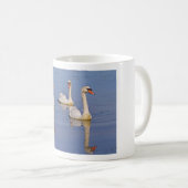 Mug Cygnes muets nageant (Devant droit)