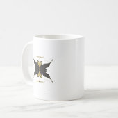 Mug Cygnes noirs et colombes (Devant gauche)