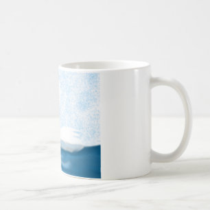 Mug Cygnes subtils en amour (formes cardiaques) Cadeau