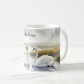 Mug Cygnes trompettes (Devant droit)