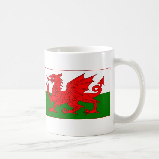 Mug Cymru - drapeau de Gallois (Droite)