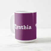 Mug Cynthia (Devant gauche)