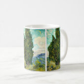 Mug Cyprès (1889) Vincent Van Gogh Landscape Art (Devant droit)