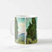 Mug Cyprès (1889) Vincent Van Gogh Landscape Art (Devant gauche)