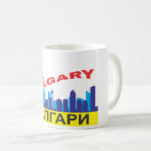 Mug cyrillique de Calgary (Devant droit)