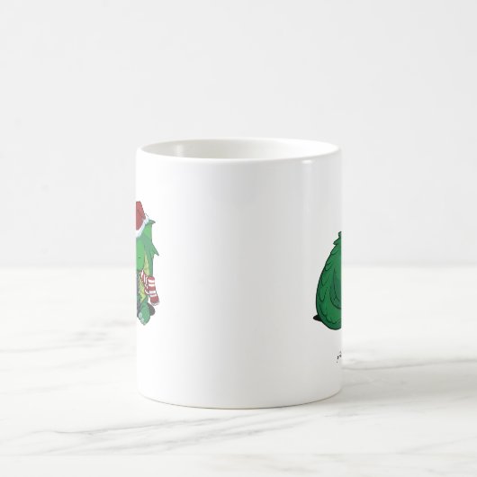 Mug D20 dragon vert - édition de vacances (Centre)