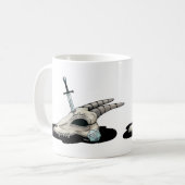Mug D20 et crâne de dragon (Devant gauche)