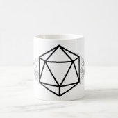 Mug D20 mourir à vingt côtés  (Centre)
