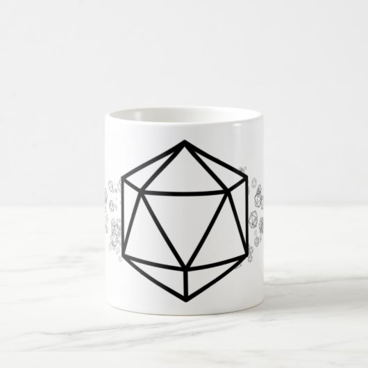 Mug D20 mourir à vingt côtés  (Centre)