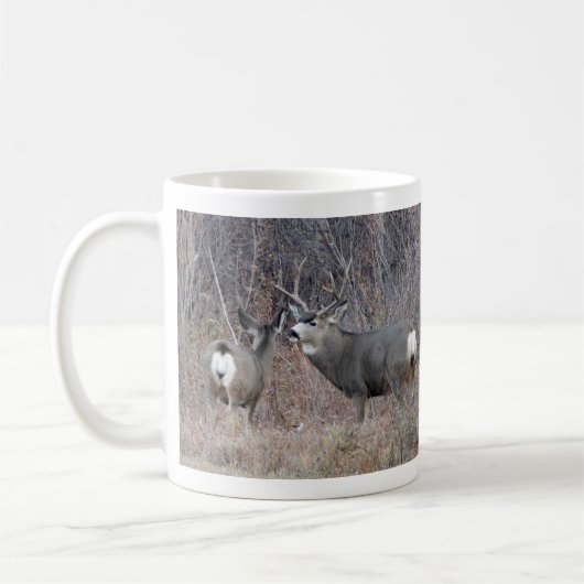 Mug D29 Mule Deer Buck and Doe (Gauche)