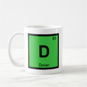 Mug D - Dover Delaware Chimie Symbole du tableau pério (Gauche)