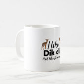 Mug D est pour Dik Dik (Devant gauche)