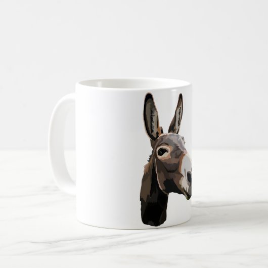 Mug D est pour Donkey (Devant gauche)