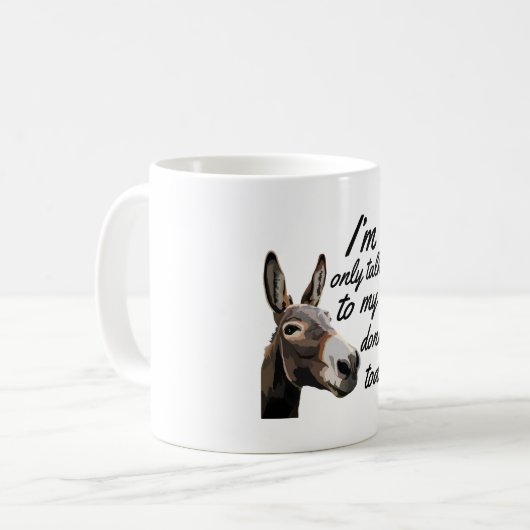 Mug D est pour Donkey (Devant gauche)