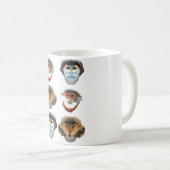 Mug D est pour Douc Langur Monkey (Devant droit)