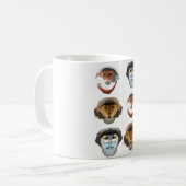 Mug D est pour Douc Langur Monkey (Devant gauche)