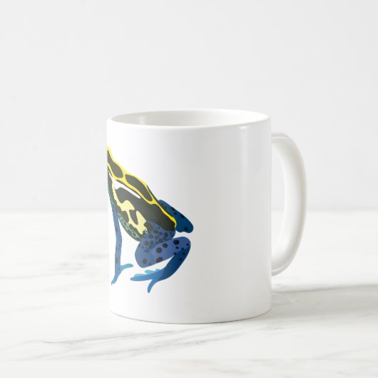 Mug D est pour Dyeing Dart Frog (Devant droit)