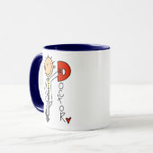 Mug D est pour le docteur (Devant gauche)