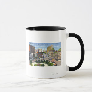 Mug D et vue de bâtiment de H de rue d'état au capitol