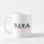 Mug D.I.V.A. Femme Divorcée (Gauche)