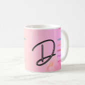 Mug "D" initial (11oz) (Devant droit)