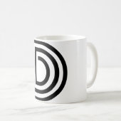 Mug D Monogramme initial (Devant droit)