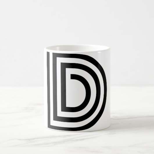 Mug D Monogramme initial (Centre)