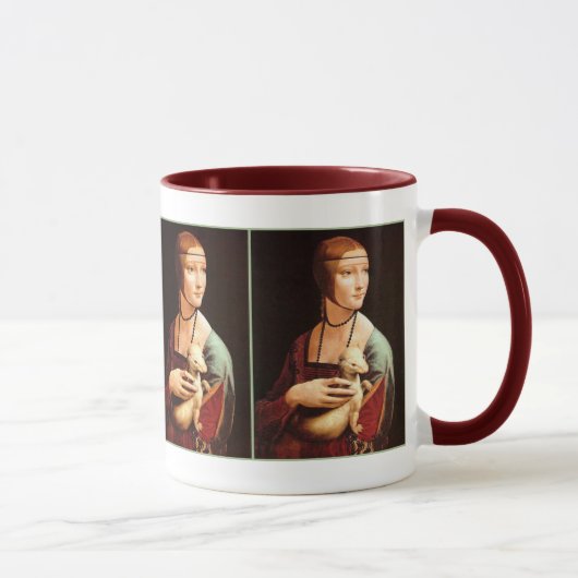 Mug Da Vinci : Dame Avec L'Ermine (Droite)