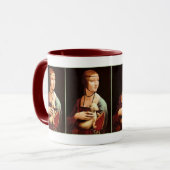 Mug Da Vinci : Dame Avec L'Ermine (Devant gauche)