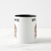 Mug Da Vinci Halloween Science Anatomie Crâne Imprimer (Centre)