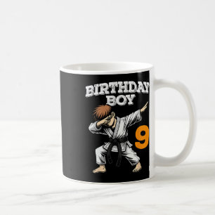 Mug Dabbing 9 Anniversaire Boy Karate 9 Anniversaire B