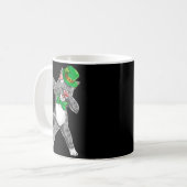 Mug Dabbing Cat St Patricks Day Boys Girls Leprechaun  (Devant gauche)