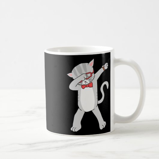 Mug Dabbing Chat Funny Dab Cadeau Chat Tee (Droite)
