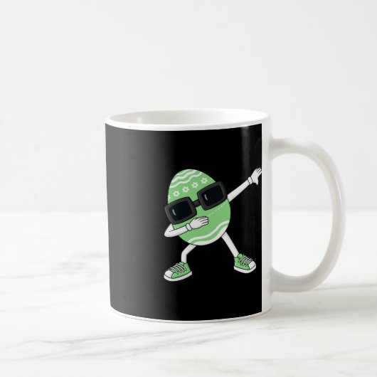 Mug Dabbing Egg Pâques Jour Amusants Dab Garçons Fille (Droite)